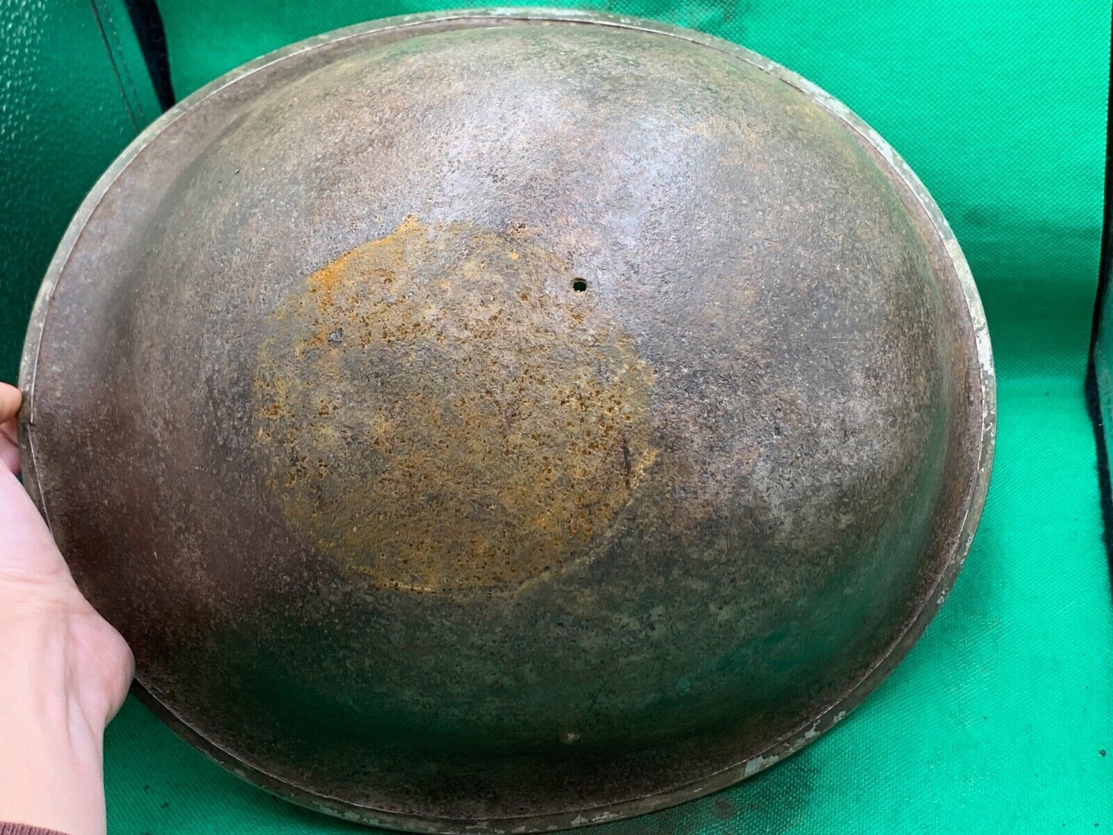 Genuine WW2 Canadian & British Army Helmet - Turtle Mk3 Helmet - The Militaria Shop