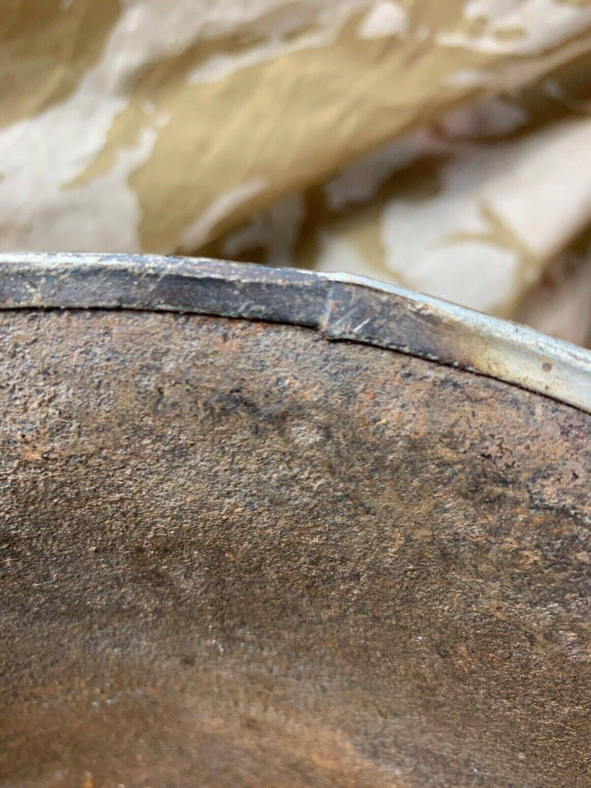 WW2 Mk3 High Rivet Turtle - British / Canadian Army Helmet - Nice Original - The Militaria Shop