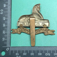 Load image into Gallery viewer, Original WW2 British Army Cap Badge - The Lincolnshire Regiment - The Militaria Shop