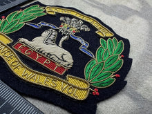 Load image into Gallery viewer, British Army Bullion Embroidered Blazer Badge - South Lancashire Prince Of Wales - The Militaria Shop