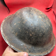 Load image into Gallery viewer, Original WW2 British Army Mk2 Brodie Helmet & Liner - South African Made - The Militaria Shop