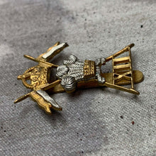 Load image into Gallery viewer, Original WW1/WW2 British Army 12th Lancers Cap Badge - The Militaria Shop