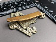 Load image into Gallery viewer, Original British Army WW2 Princess of Wales's Own Yorkshire Regiment Cap Ba - The Militaria Shop