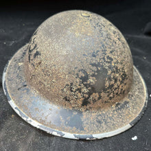 Lade das Bild in den Galerie-Viewer, Original WW2 British Home Front Civil Defence Warden's Helmet - Complete - - The Militaria Shop
