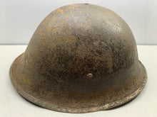 Charger l'image dans la galerie, Geunine British / Canadian Army Mk3 WW2 Combat Helmet - Uncleaned Original - The Militaria Shop