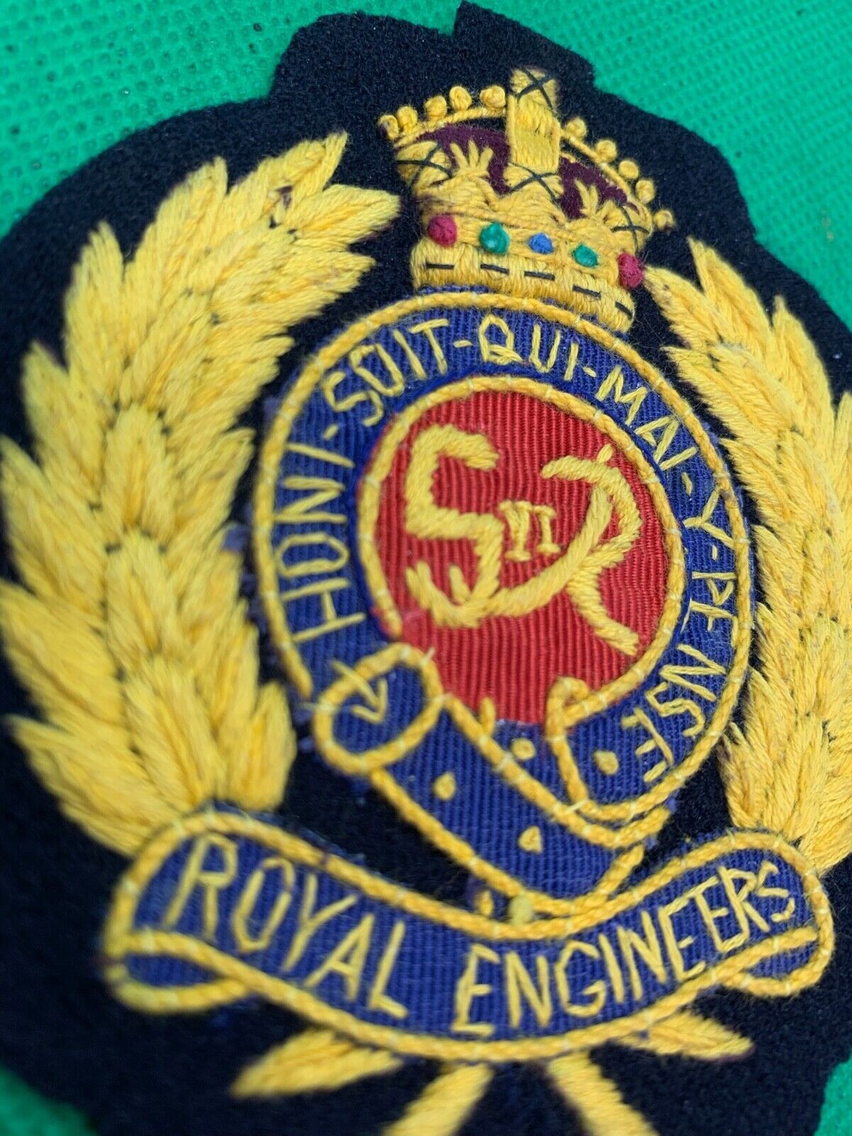 British Army Royal Engineers Embroidered Blazer Badge - The Militaria Shop