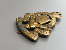 Load image into Gallery viewer, Original British Army WW2 RAOC Royal Army Ordnance Corps Cap Badge - The Militaria Shop