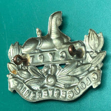 Load image into Gallery viewer, Original WW1/WW2 British Army Gloucestershire Regiment Cap Badge - The Militaria Shop