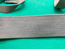 Load image into Gallery viewer, Original WW2 Pattern British Army L Straps Pair - 37 Pattern Webbing Haversack - The Militaria Shop