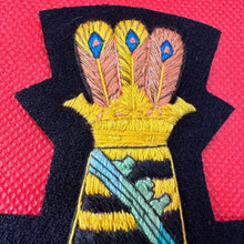 Charger l'image dans la galerie, British Army 11th Hussars Regiment Embroidered Blazer Badge - The Militaria Shop