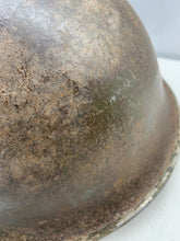 Charger l'image dans la galerie, Geunine British / Canadian Army Mk3 WW2 Combat Helmet - Uncleaned Original - The Militaria Shop