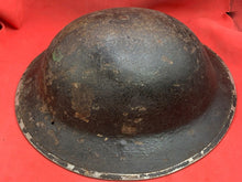 Load image into Gallery viewer, Original WW2 Combat Helmet - British / South African Army Mk2 Brodie Helmet - The Militaria Shop