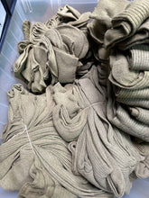 Load image into Gallery viewer, Original British Army WW2 New Old Stock Officers Wool Khaki Socks - Varied Sizes - The Militaria Shop