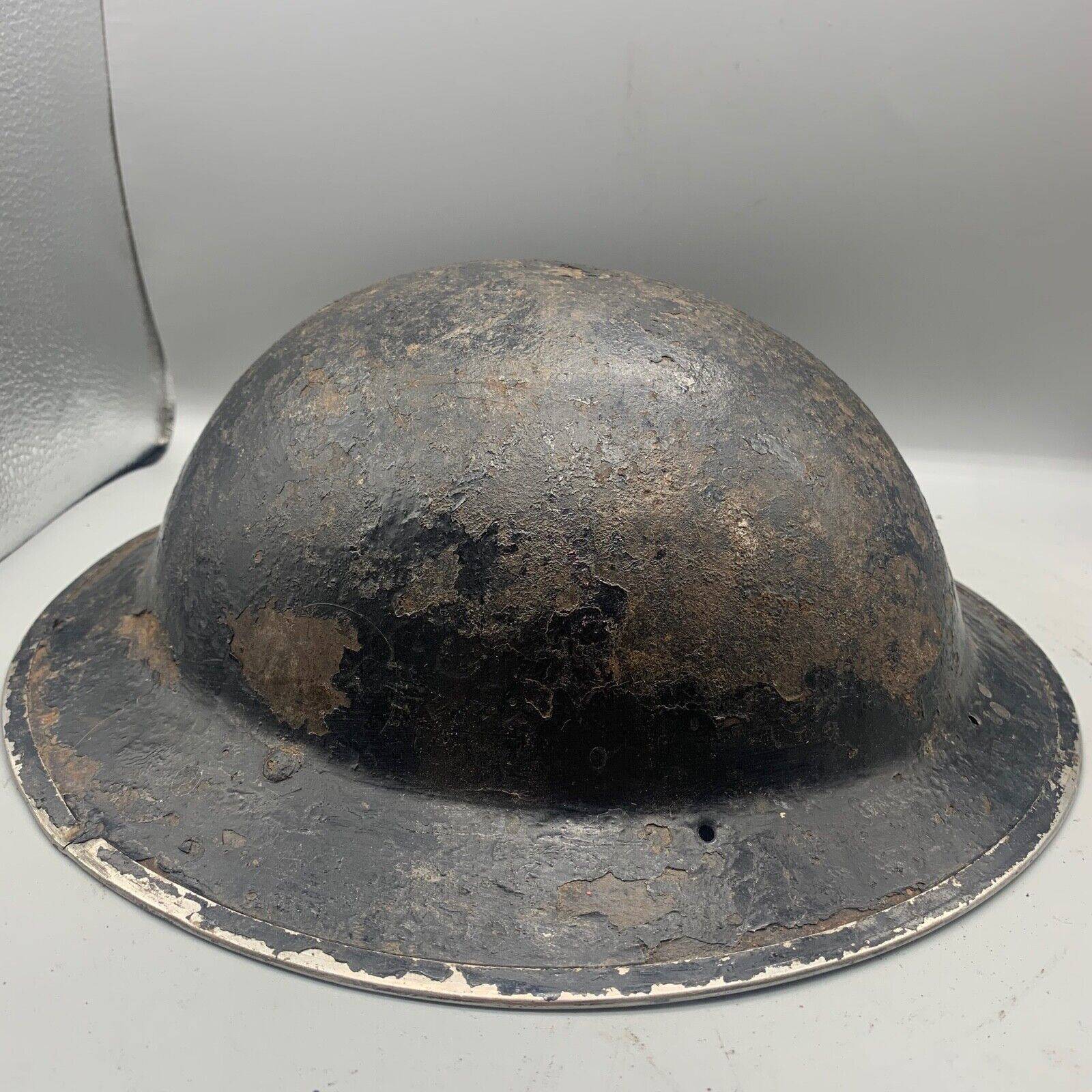 Original WW2 South African Army Mk2 Brodie Helmet - British Style Combat Helmet - The Militaria Shop