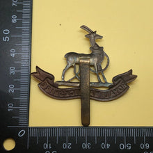 Load image into Gallery viewer, Original WW2 British Army Cap Badge - Royal Warwickshire - The Militaria Shop