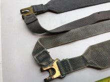 Load image into Gallery viewer, Original WW2 British Royal Air Force Blue 37 Pattern L Strap Set - The Militaria Shop