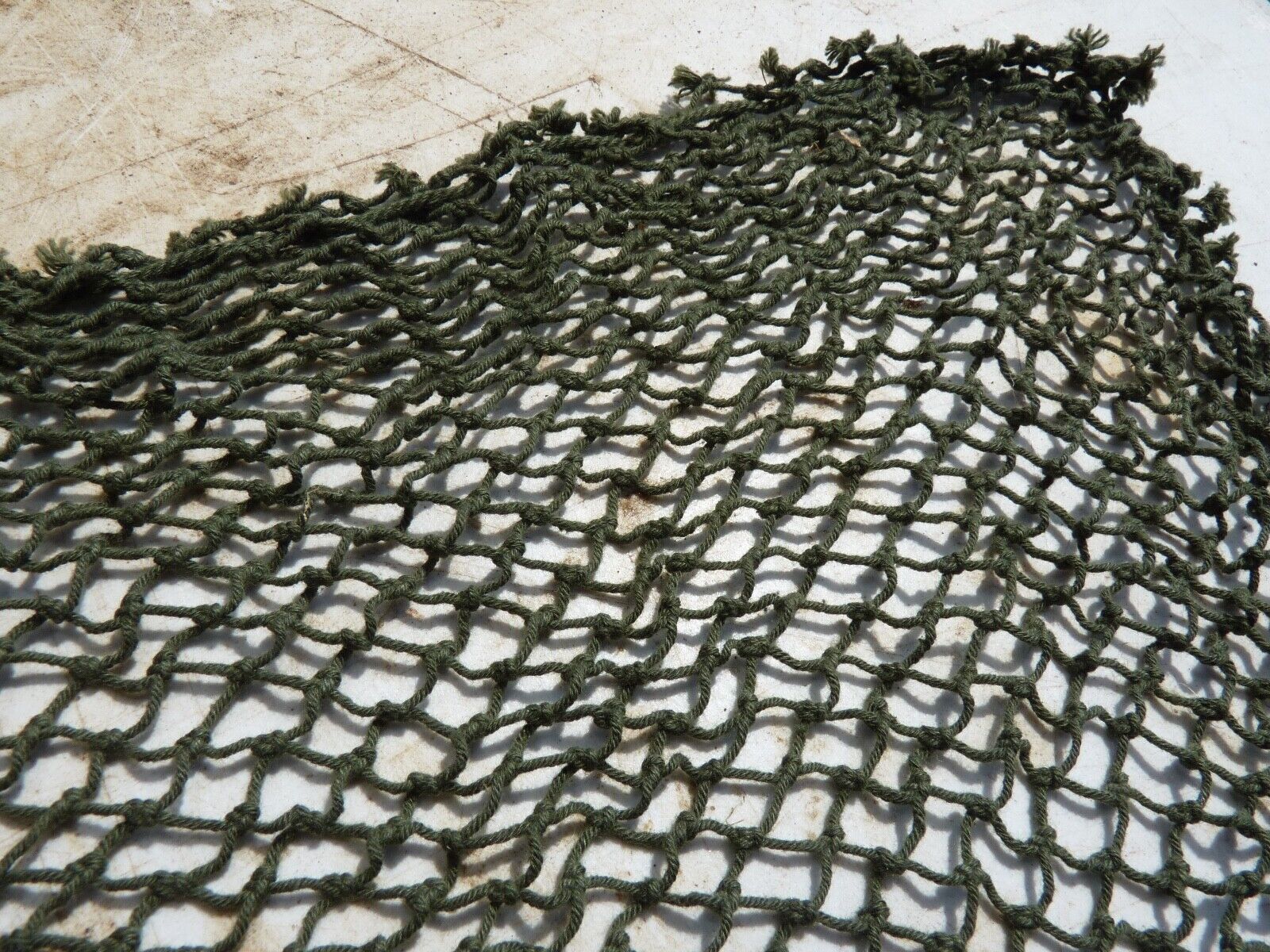 Original WW2 British Army Combat Helmet Net - Fits Mk2, Mk3 or US M1 Helmet - The Militaria Shop