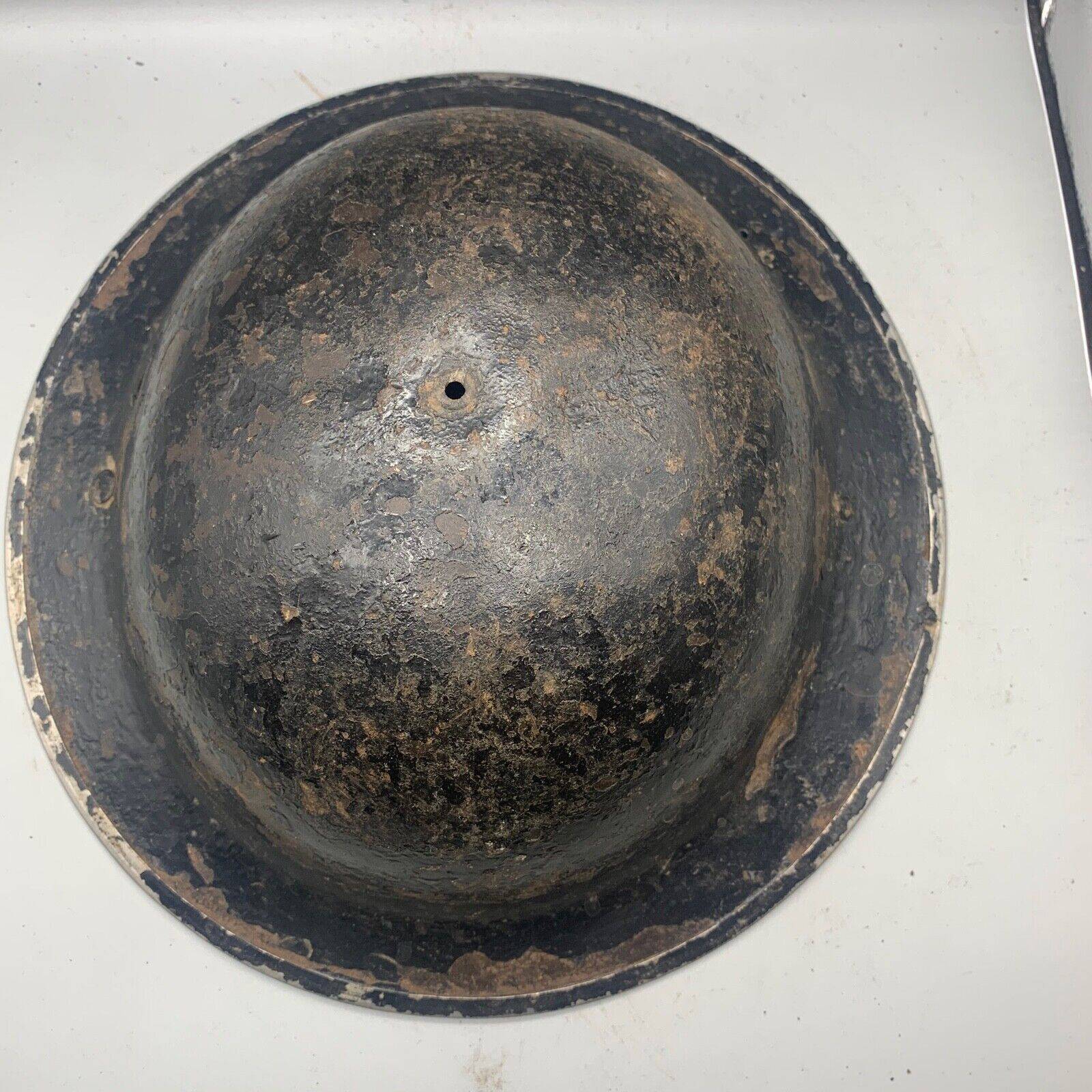 Original WW2 South African Army Mk2 Brodie Helmet - British Style Combat Helmet - The Militaria Shop