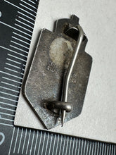Load image into Gallery viewer, Original WW2 Era British Civil Nursing Reserve Sterling Silver Lapel Pin - The Militaria Shop