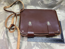 Load image into Gallery viewer, Interesting Post WW2 German Army Leatherette Map Case with Shoulder Strap - The Militaria Shop