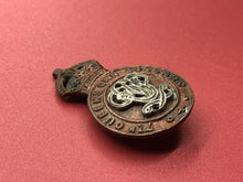 Load image into Gallery viewer, Original WW1 British Army 7th Queen's Own Hussars Cap Badge - The Militaria Shop
