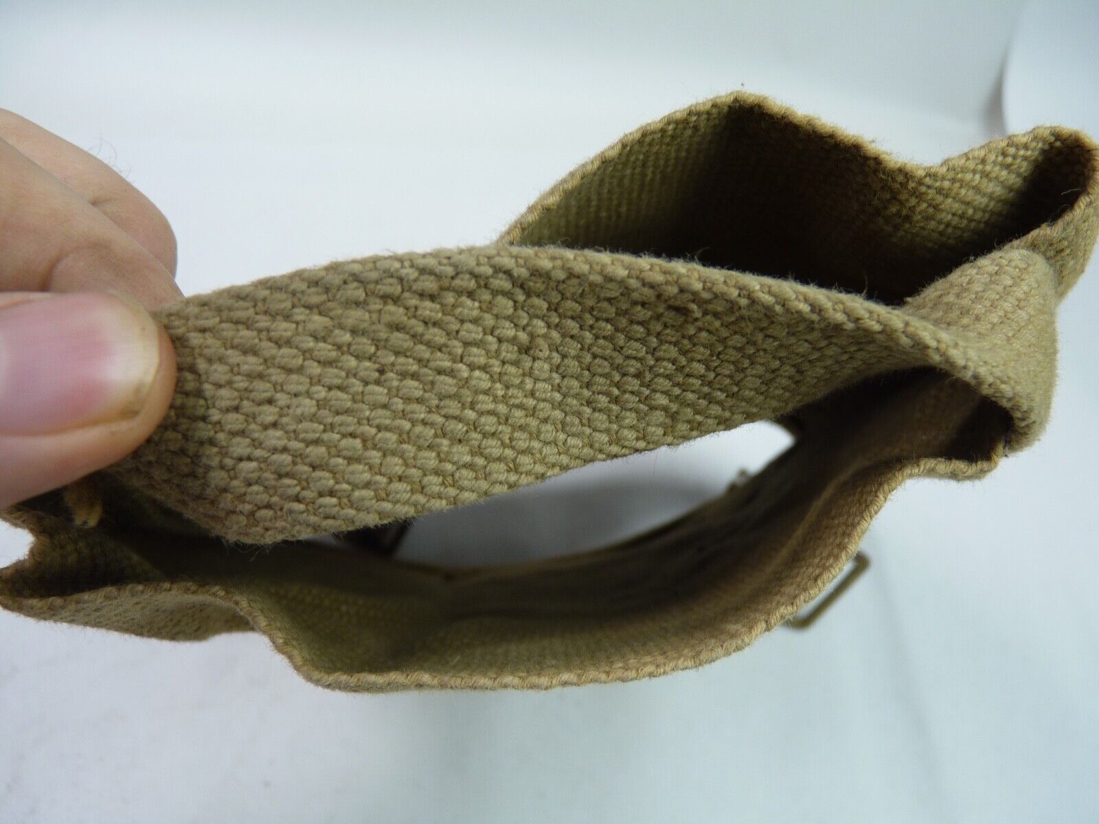 Original WW2 British Army Soldiers Water Bottle Carrier Harness - Dated 1943 - The Militaria Shop