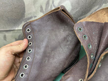 Load image into Gallery viewer, Original Swedish/German Army Marching Ski Boots WW2 Pattern - Size EU49 UK 13 - The Militaria Shop