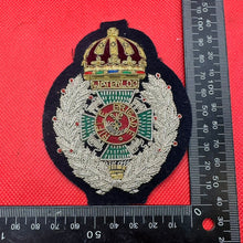 Load image into Gallery viewer, British Army Bullion Embroidered Blazer Badge - Rifle Brigade - The Militaria Shop