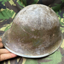 Load image into Gallery viewer, Original WW2 British / Canadian Army Mk3 Turtle Helmet - The Militaria Shop