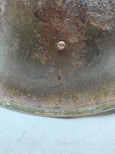 Load image into Gallery viewer, Geunine British / Canadian Army Mk3 WW2 Combat Helmet - Uncleaned Original - The Militaria Shop