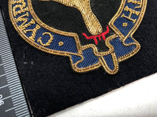 Lade das Bild in den Galerie-Viewer, British Army Bullion Embroidered Blazer Badge - Welsh Guards - The Militaria Shop
