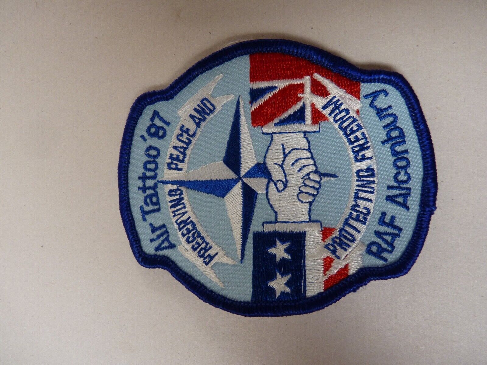 RAF ALCONBURY Air Tattoo 87 fighter pilots patch - military jacket patch - The Militaria Shop