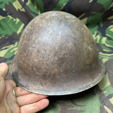Load image into Gallery viewer, Original WW2 British / Canadian Army Mk3 Turtle Helmet - The Militaria Shop