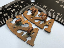 Load image into Gallery viewer, Original WW1 British Army Service Corps (A.S.C.) Shoulder Titles - The Militaria Shop