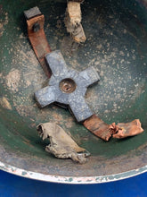 Load image into Gallery viewer, Original WW2 British Army / Canadian Army Mk3 Turtle Combat Helmet - Div Sign - The Militaria Shop