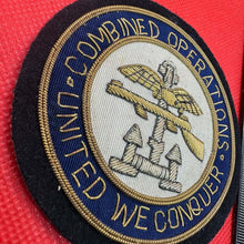 Load image into Gallery viewer, British Army Bullion Embroidered Blazer Badge - Combined Operations - The Militaria Shop