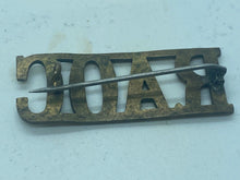 Load image into Gallery viewer, Original British Army Royal Army Ordnance Corps Brass Brooch - RAOC - The Militaria Shop