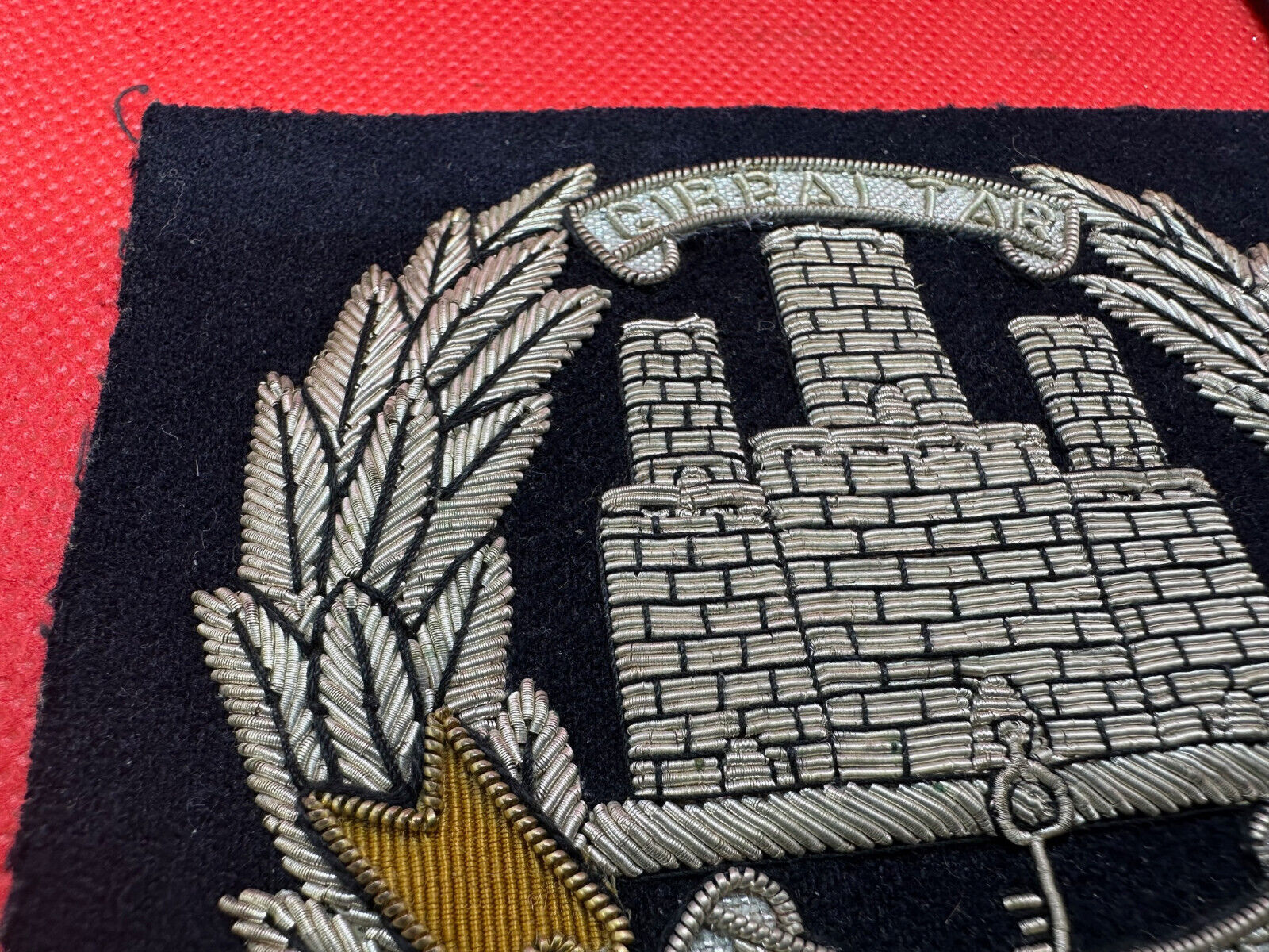 British Army Bullion Embroidered Blazer Badge - Northamptonshire Regiment - The Militaria Shop