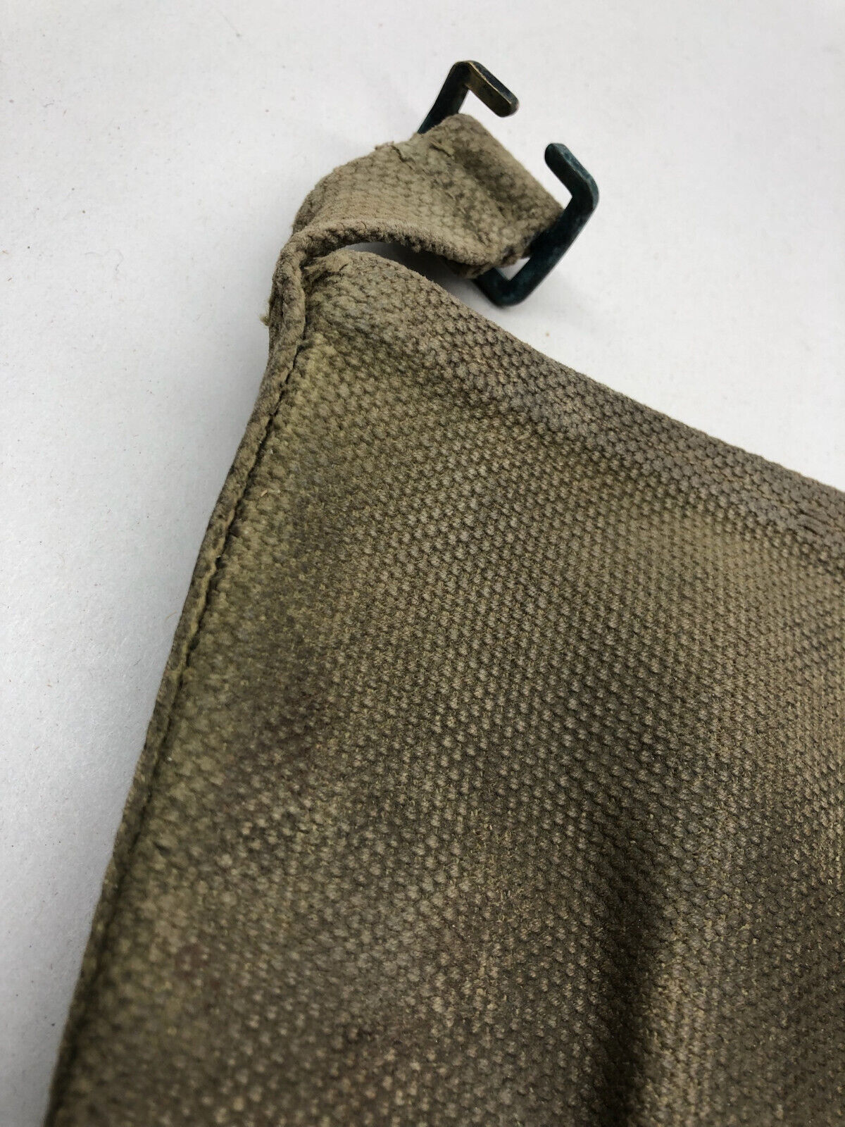 WW2 British Army 37 Pattern Webbing Water Bottle Carrier Harness - 1940 Dated - The Militaria Shop