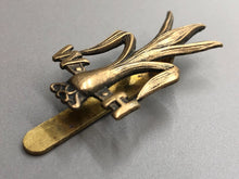 Load image into Gallery viewer, Original WW1 British Army Welsh Horse Cap Badge - The Militaria Shop