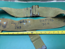 Load image into Gallery viewer, Original 1908 Pattern Webbing Belt, 2nd Foresters- Large Size in Great Condition - The Militaria Shop