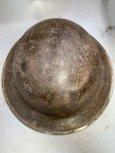 Load image into Gallery viewer, Original WW2 British Army Mk2 Army Combat Helmet - The Militaria Shop