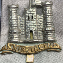 Load image into Gallery viewer, Original WW1 British Army Cap Badge - 6th (Inniskilling) Dragoons - The Militaria Shop
