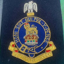 Load image into Gallery viewer, British Army Bullion Embroidered Blazer Badge - 1st Dragoon Blues & Royals - The Militaria Shop