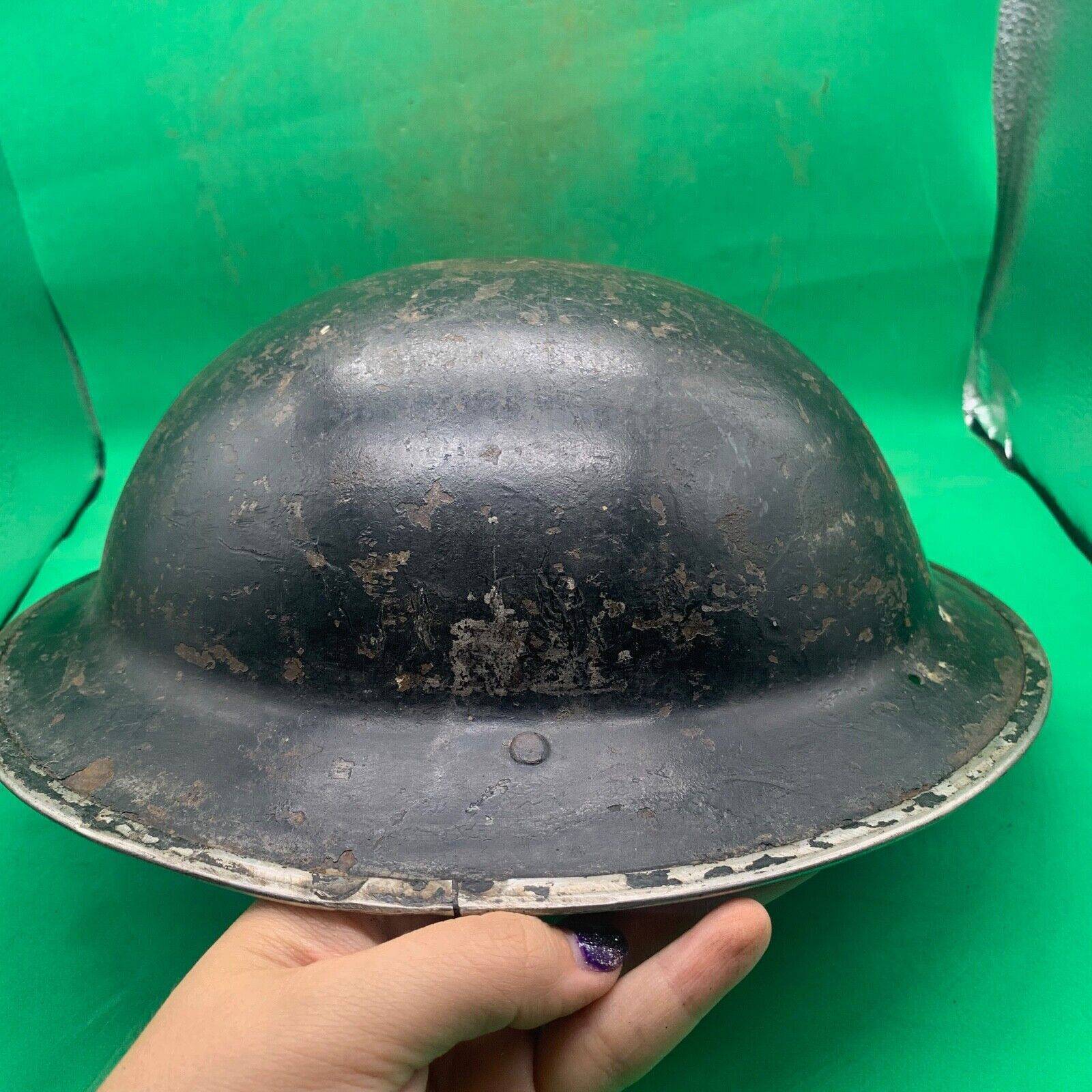 Original WW2 South African Army Mk2 Brodie Helmet - British Style Combat Helmet - The Militaria Shop