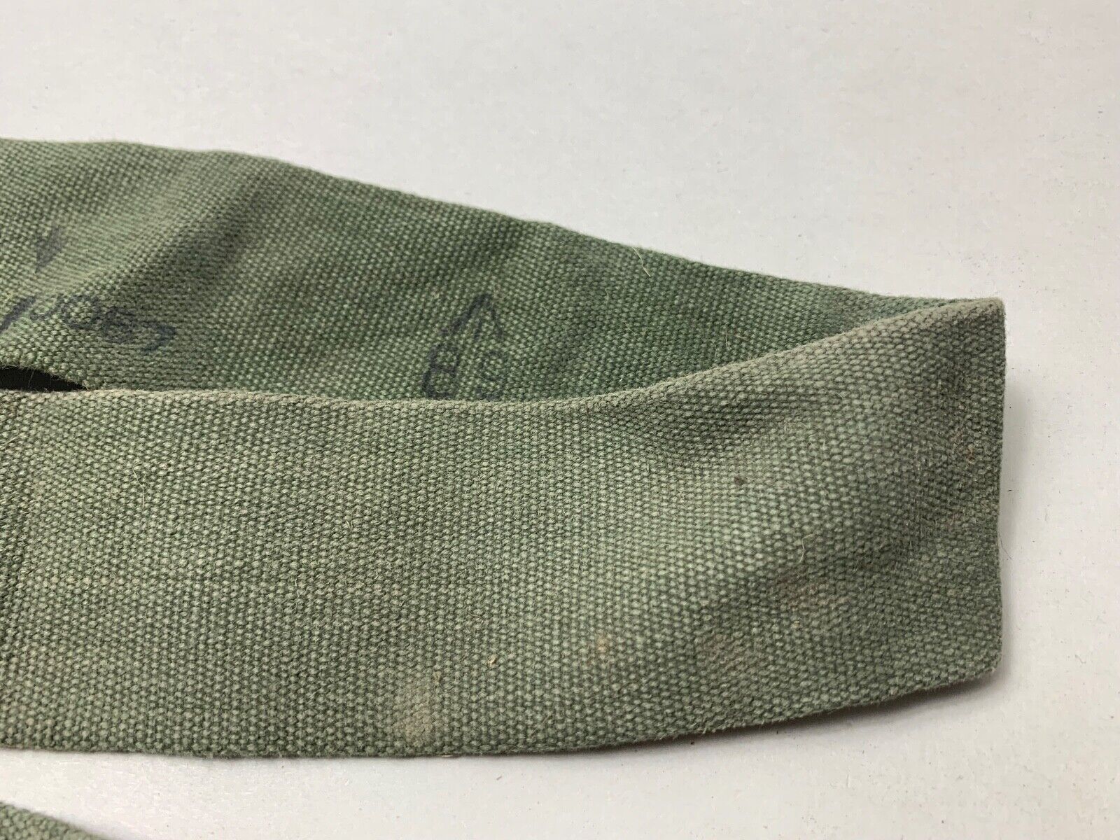 Original WW2 British Army 44 Pattern Equipment Strap - 1945 Dated - The Militaria Shop