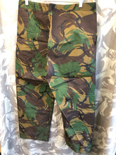Load image into Gallery viewer, Genuine British Army DPM Camouflaged Rain Trousers Waterproof PVC - Size 70/80 - The Militaria Shop