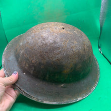 Load image into Gallery viewer, Original WW2 South African Army Mk2 Brodie Helmet - British Style Combat Helmet - The Militaria Shop