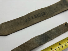 Charger l'image dans la galerie, Original WW2 British Army 37 Pattern Canvass L Strap - The Militaria Shop