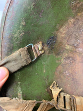 Load image into Gallery viewer, Mk3 Canadian / British Army Original WW2 Turtle Helmet High Rivet - The Militaria Shop